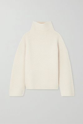 Ezra Ribbed Wool Turtleneck Sweater from By Malene Birger