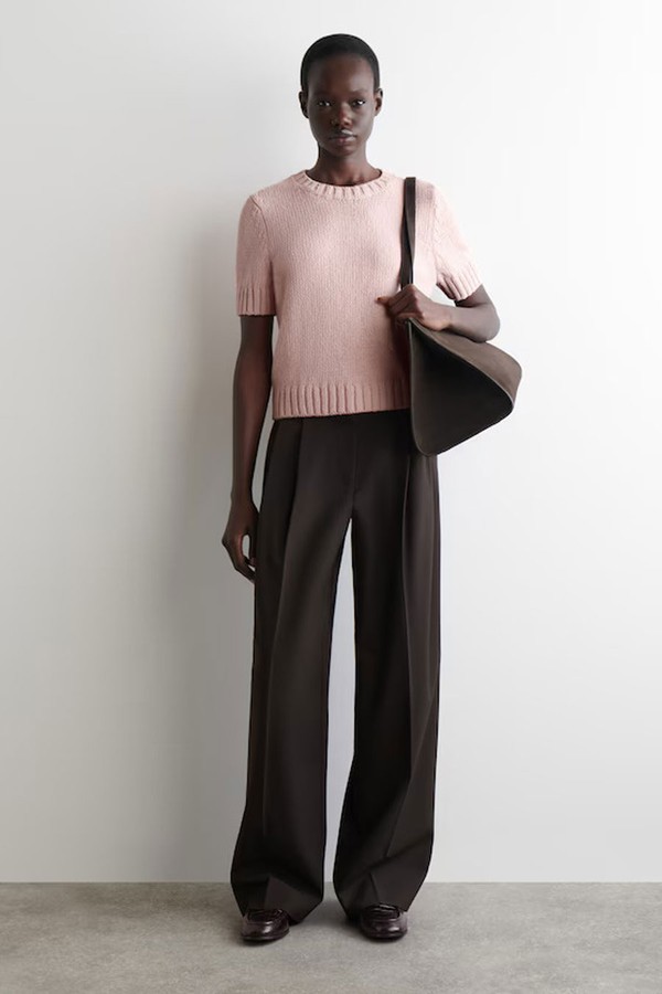 Knitted Cotton T-Shirt