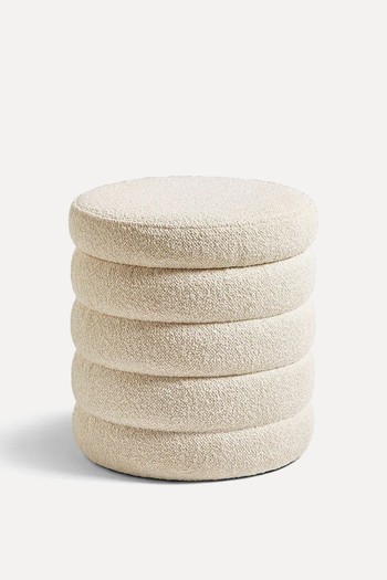 Stella Ribbed Storage Stool from Next