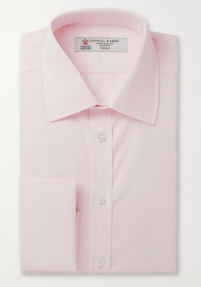 Double-Cuff Cotton Shirt from Turnball & Asser