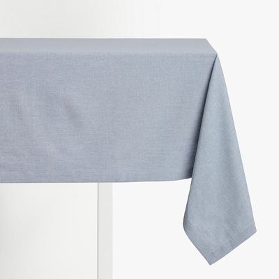 Chambray Weave Cotton Tablecloth from John Lewis & Partners