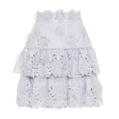 Lovestruck Broderie-Anglaise Miniskirt from Zimmerman