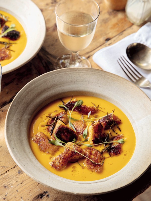 Berkswell Cheese Gnocchi With Roasted Butternut Soup
