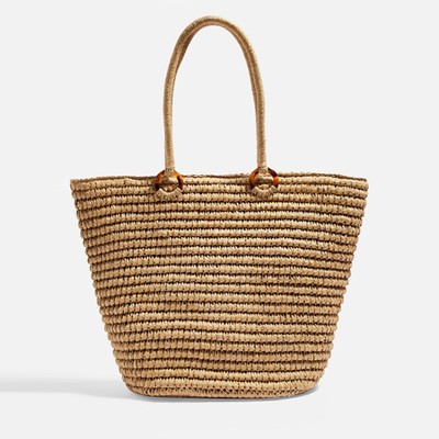 Straw Ring Tote Bag from Topshop