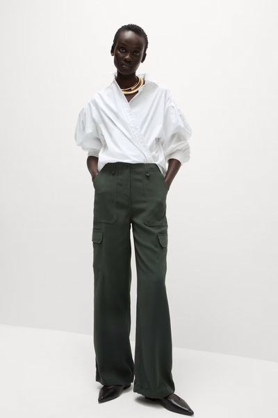 Cargo Wide Leg Trousers from Marks & Spencer