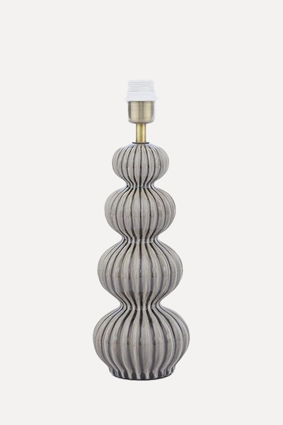 Ribbed Ceramic Lamp Base from John Lewis 