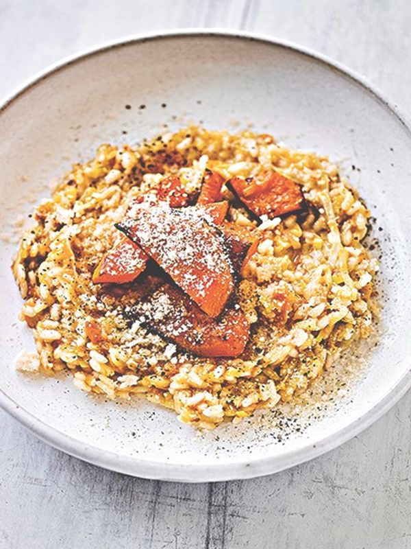 Roasted Butternut & Leek Risotto