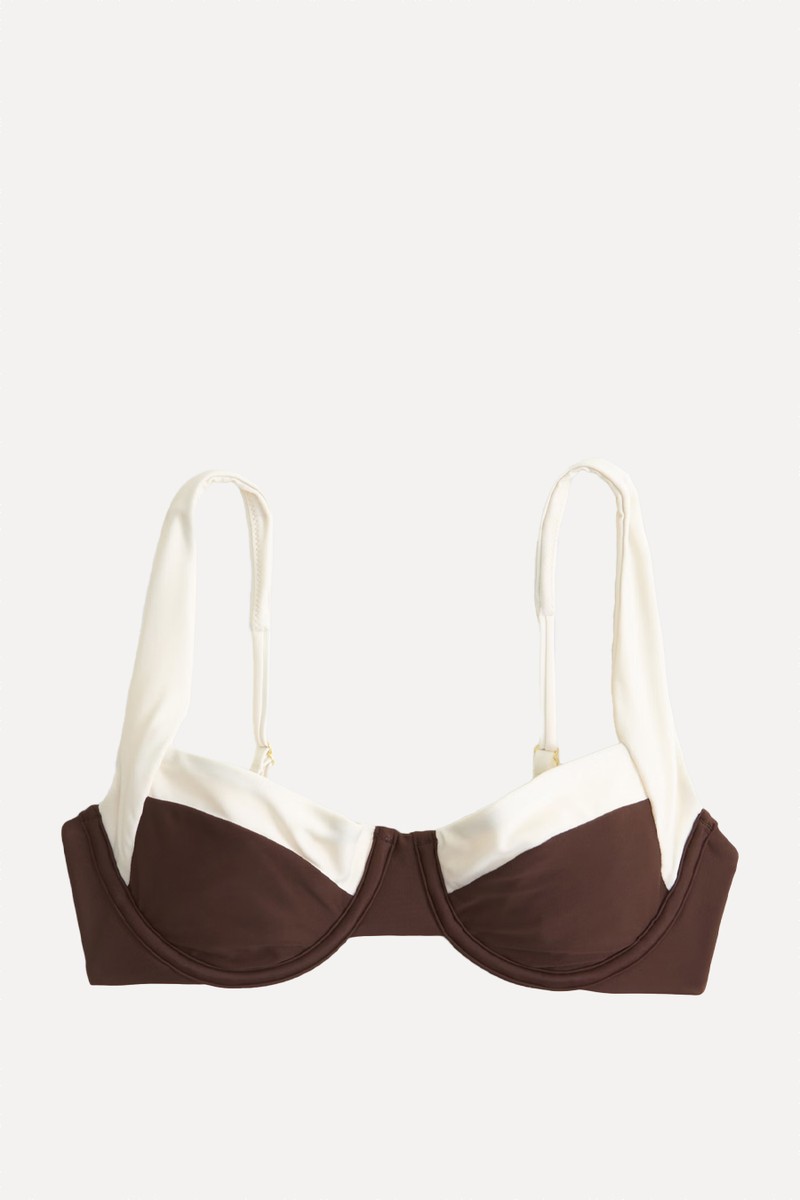 Wide Strap Underwire Bikini Top