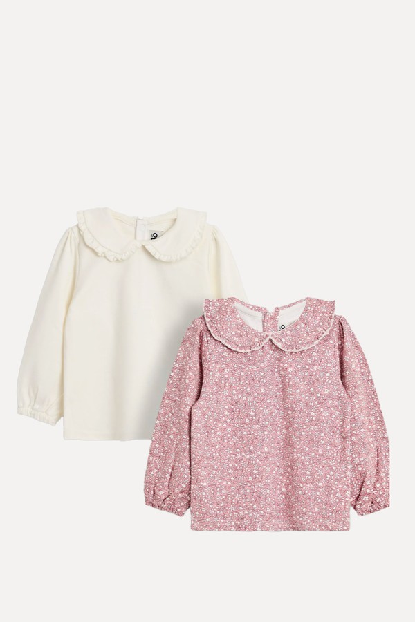 Rose 2-Pack Printed Collar Tops