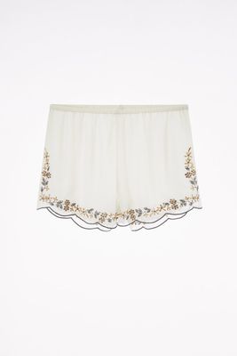 Embroided Shorts from Zara