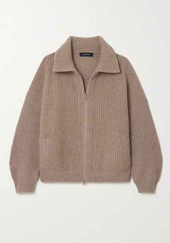 Mela Ribbed Cashmere Cardigan from Lisa Yang