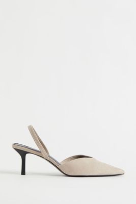 Imitation Suede Slingbacks from H&M
