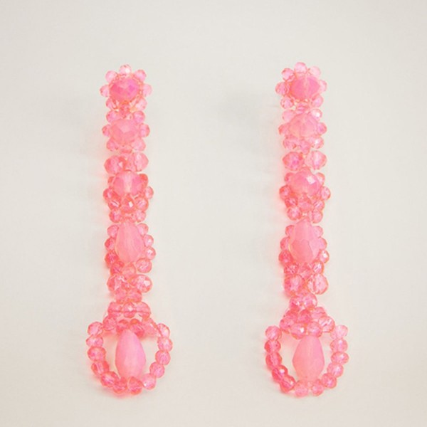 Pendant Crystal Earrings from Mango