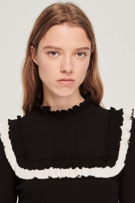 Two-Tone Top from Sandro