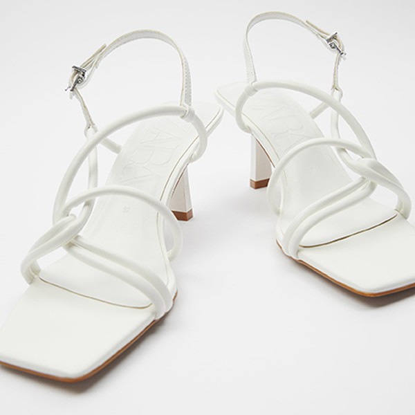 High Heel Sandals With Tube Straps from Zara
