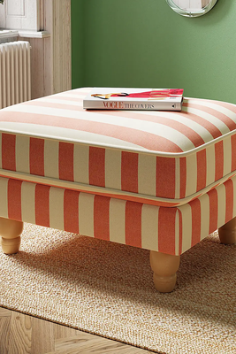 Beatrice Woven Stripe Footstool £179 from Dunelm