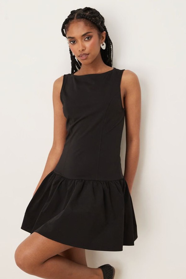 Fit & Flare Mini Dress With Dropped from Mango