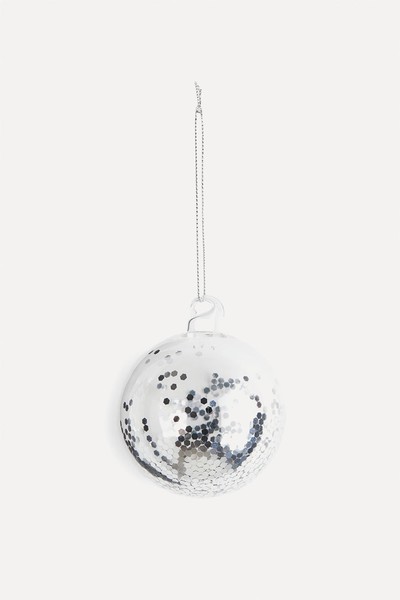 Glittery Glass Bauble from H&M