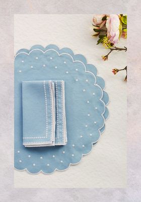 Daisy Set Of 2 Placemat & Napkins from Maison Margaux