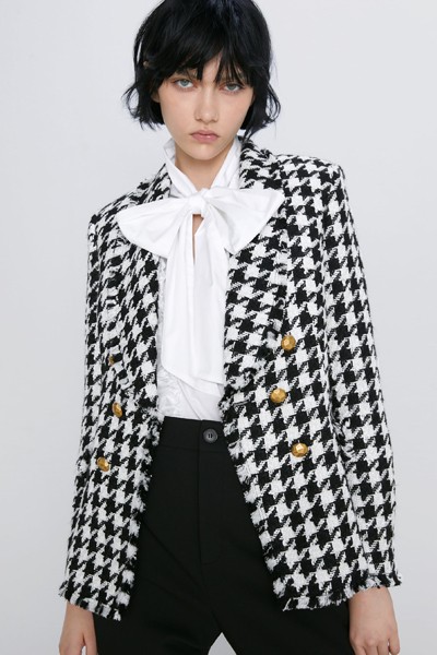 Houndstooth Jacket from Zara