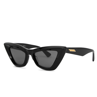 Black Cat-Eye Sunglasses from Bottega Veneta 