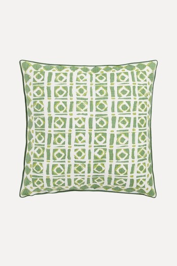 Batik Check Cushion from Nina Campbell x Next