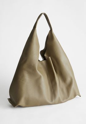 Smooth Leather Tote Bag  from & Other Stories