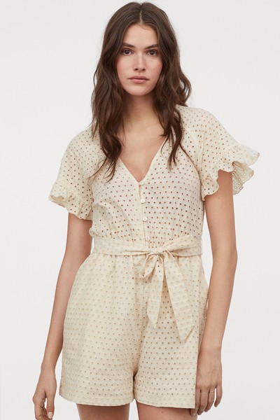 Broderie Anglaise Playsuit from H&M