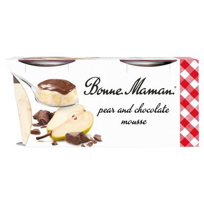 Pear and Chocolate Mousse from Bonne Maman