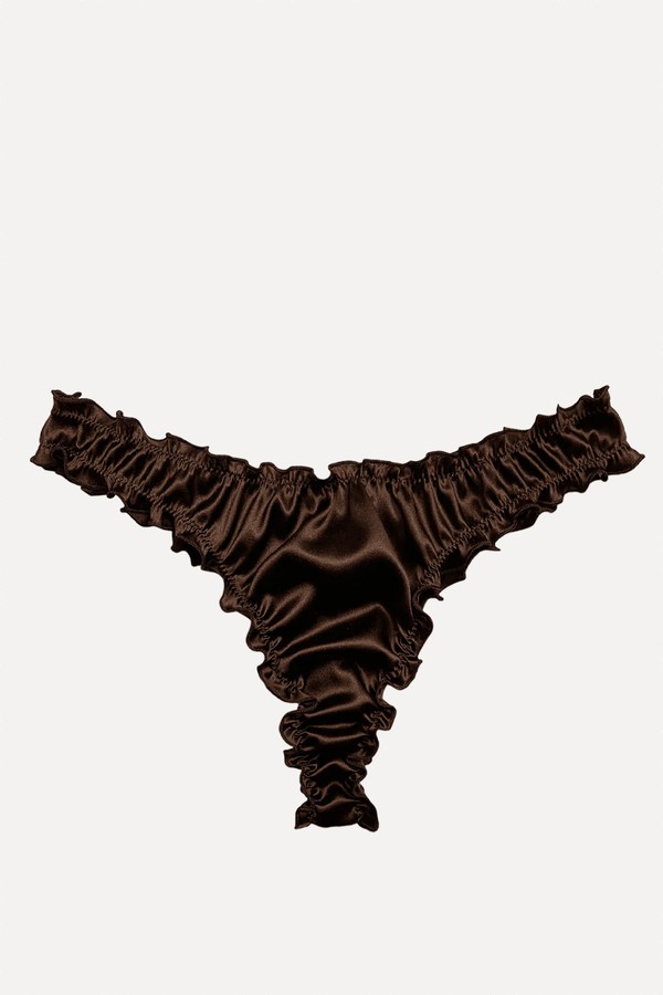 Frilled Thong from Soft & Wet