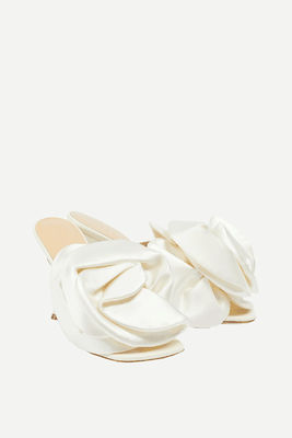 Leather & Satin Sandals from Magda Butrym