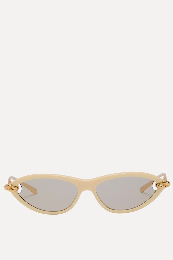 Narrow Cat-Eye Sunglasses from BOTTEGA VENETA
