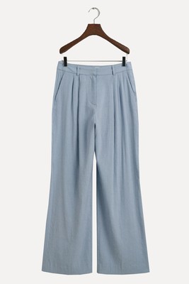 Relaxed Fit Stretch Linen Tailored Pants from Gant