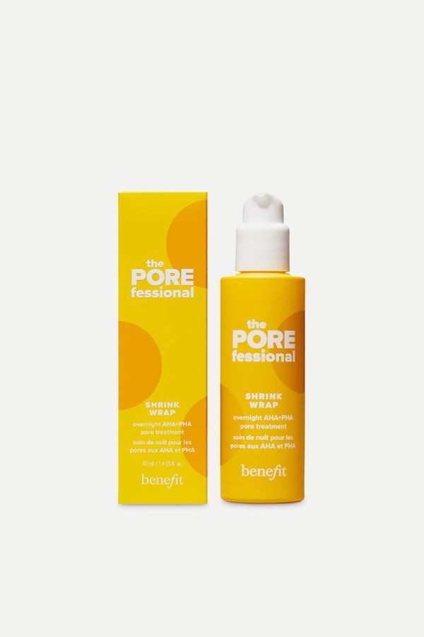 The POREfessional Shrink Wrap Overnight AHA+PHA Pore Treatment from Benefit