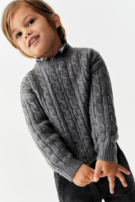Knitted braided sweater, £22.99 | Mango