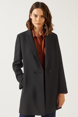 Narrow Double Breasted Short Coat, £139 (was £199)