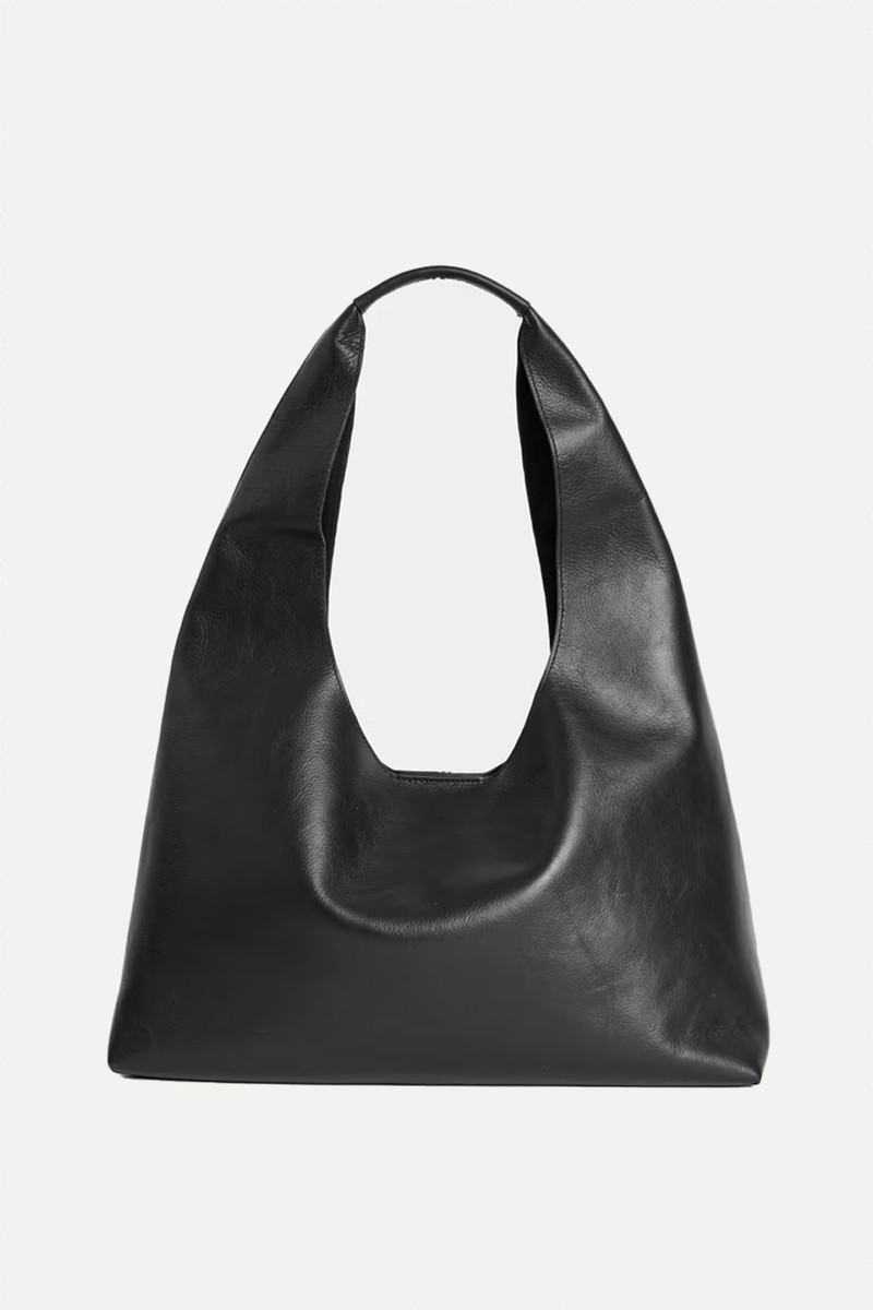 Leather Top Handle Shoulder Tote Bag from Autograph