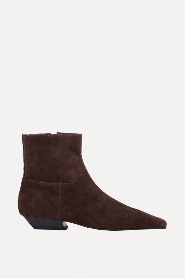 Rupert Espresso Suede Boots from Toni Bianco