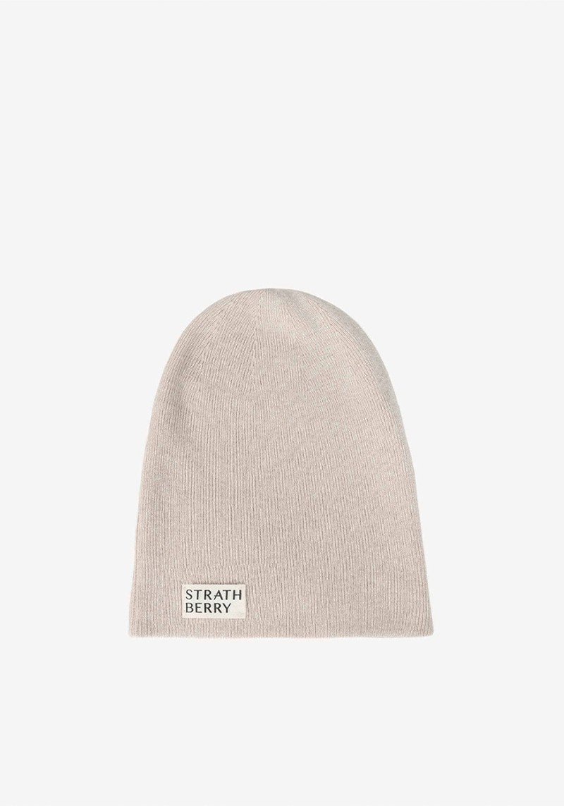 Cashmere Ribbed Beanie