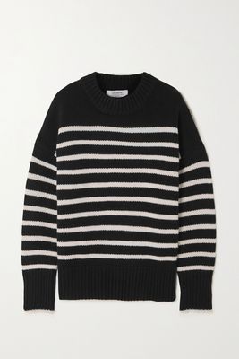 Marin Striped Wool & Cashmere-Blend Sweater from La Ligne