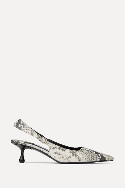 Amel 50 Roccia Snake Print Pumps from Jimmy Choo