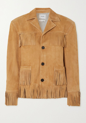 Fringed Suede Jacket from Halfboy