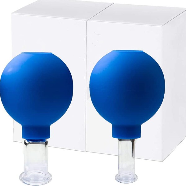 2 Pieces Glass Facial Cupping Kit from Nuanchu