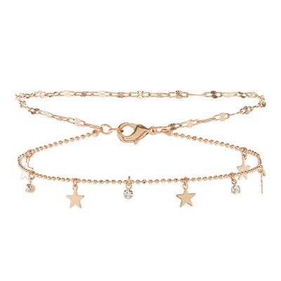 Layered Starry Anklet from Accessorize