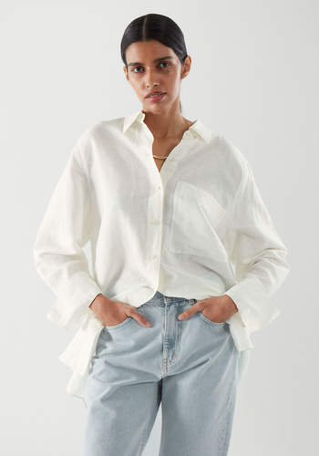 Oversized Linen Shirt