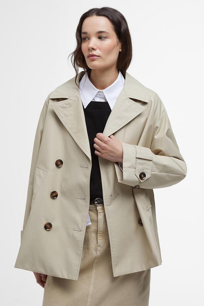 Maisy Double Breasted Showerproof Jacket from Barbour