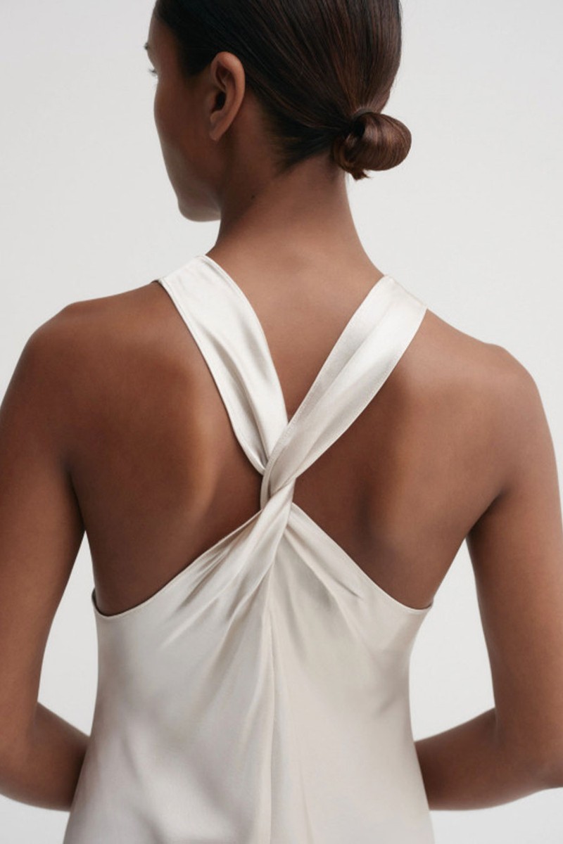 Zila Satin Dress from Almada Label