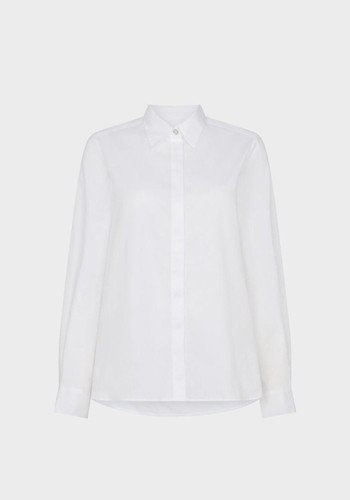 Cotton Long Sleeved Relaxed Fit Shirt