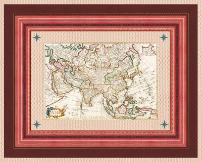 Vintage Map C from Laura Stephens