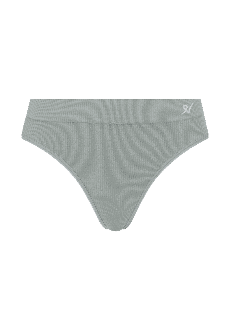 The Tencel High Leg Brief, Storm Grey